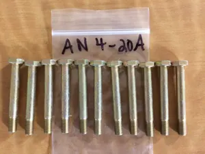 Aviation AN 4-20 A Bolts